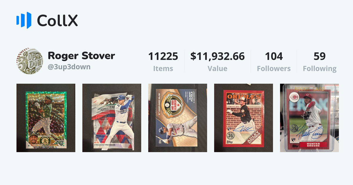 CollX Scan sports cards to find out what they’re worth