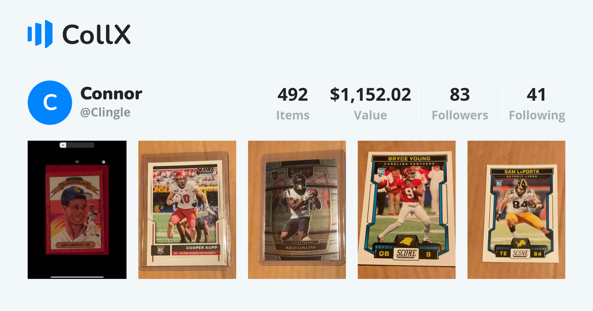 CollX Scan sports cards to find out what they’re worth