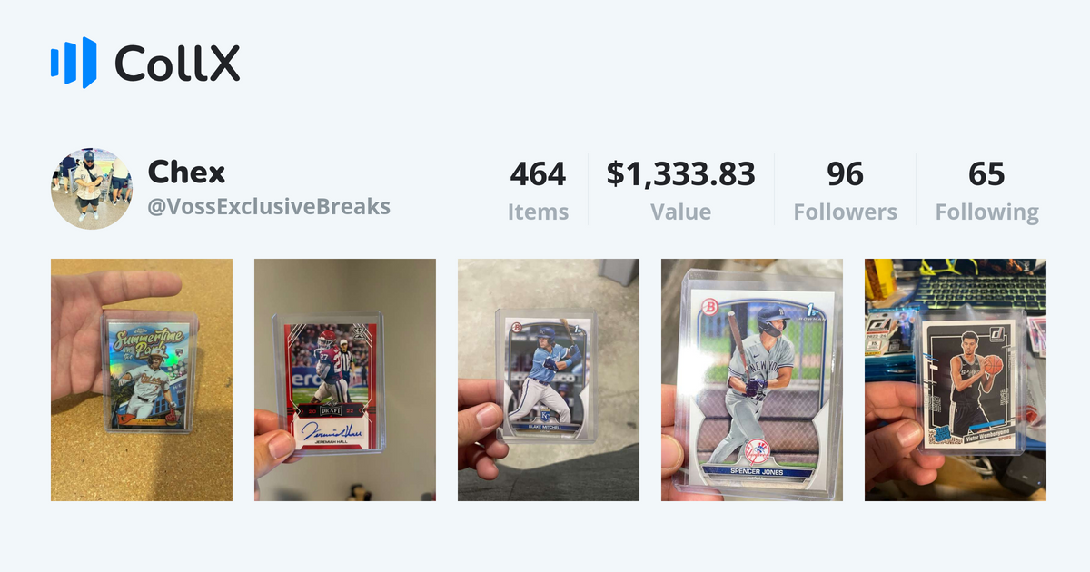 CollX Scan sports cards to find out what they’re worth