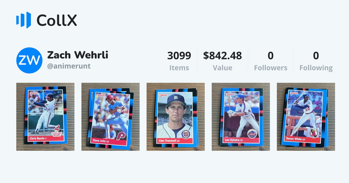 CollX Scan sports cards to find out what they’re worth