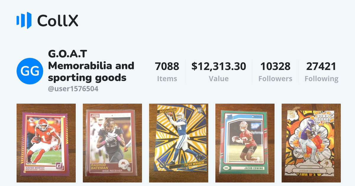 CollX Scan sports cards to find out what they’re worth