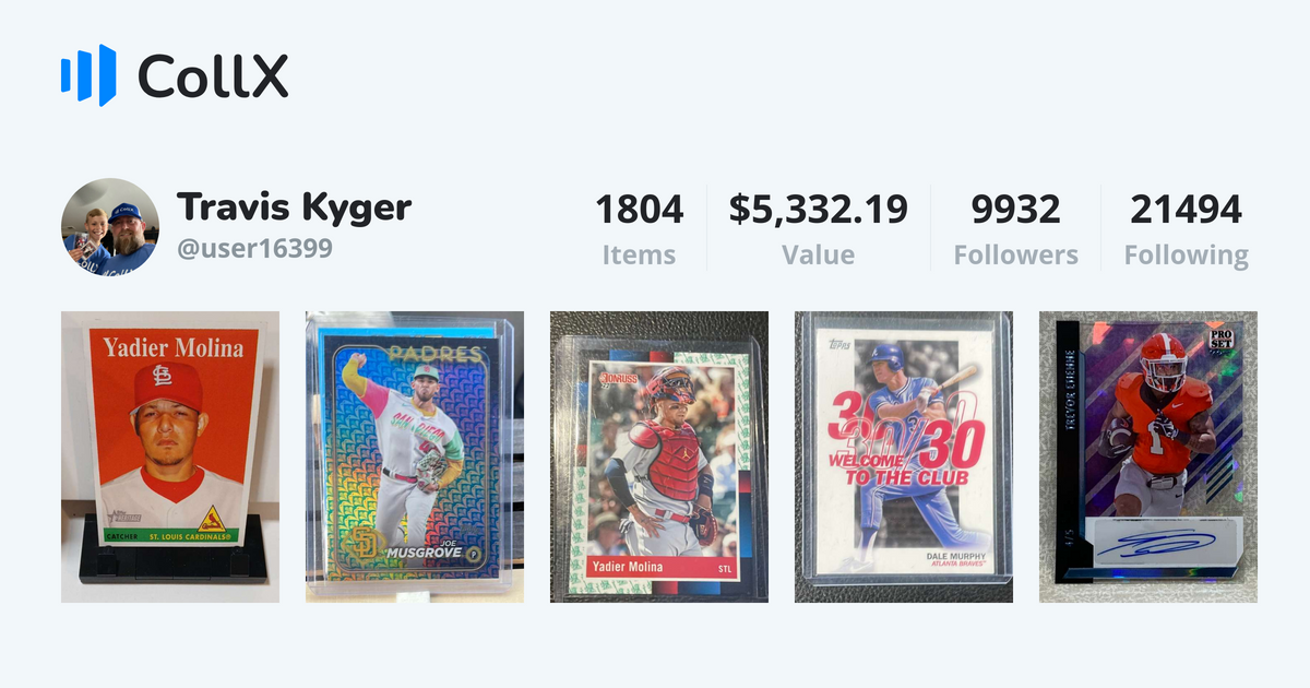 CollX Scan sports cards to find out what they’re worth