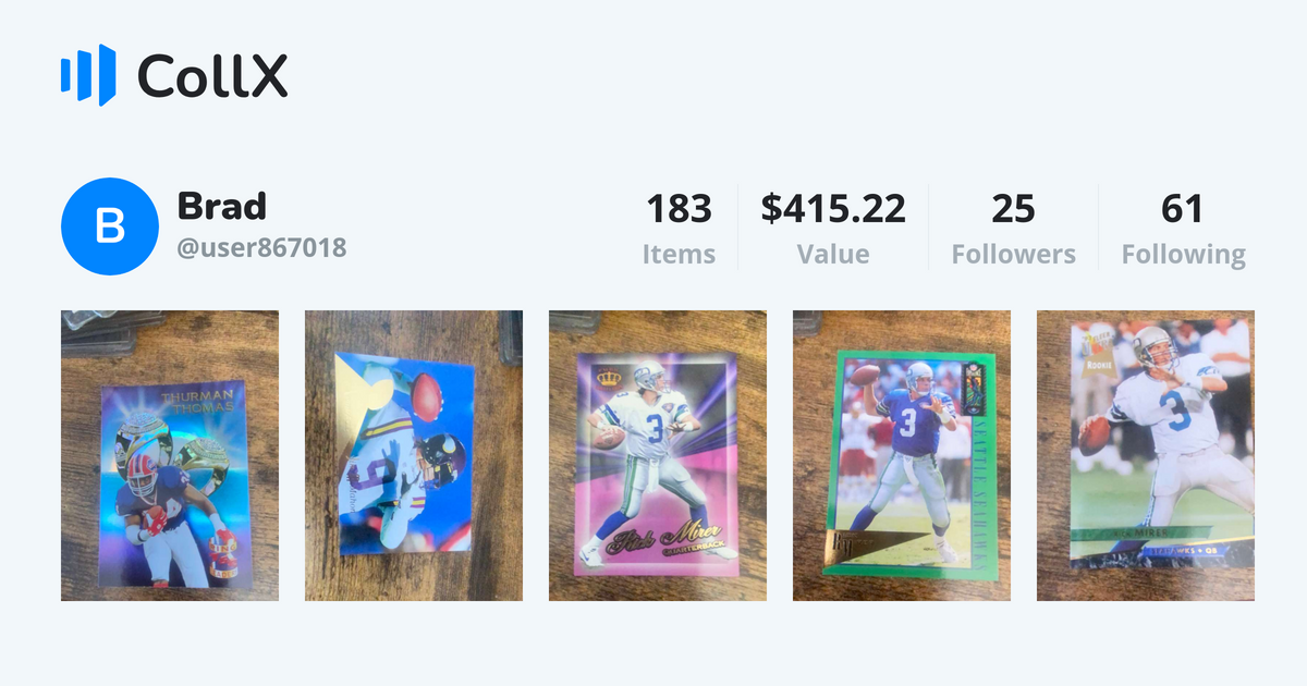 CollX Scan sports cards to find out what they’re worth